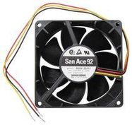 AXIAL FAN, 92MM, 2M3/MIN, 38DBA, 12V