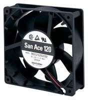 DC AXIAL FAN, 137CU.FT/MIN, BALL, 120MM