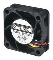 DC AXIAL FAN, 12.7CU.FT/MIN, BALL, 40MM