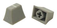 SLIDER KNOB, NYLON, GRAY/WHITE