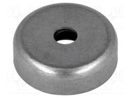 Magnet: permanent; hard ferrite; H: 6mm; 22N; Ø: 20mm ELESA+GANTER