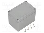 Enclosure: multipurpose; X: 80mm; Y: 120mm; Z: 85mm; ABS; dark grey GAINTA