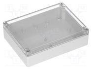 Enclosure: multipurpose; X: 150mm; Y: 200mm; Z: 55mm; polycarbonate GAINTA