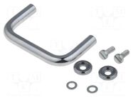 Holder; chromium plated steel; chromium plated; H: 30mm; L: 45mm MENTOR