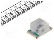 IR transmitter; 0805; 940nm; transparent; 100mW; 140°; SMD; 20mA LUCKYLIGHT