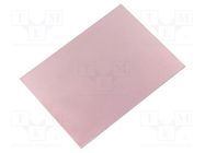 Laminate; FR4,epoxy resin; 1.5mm; L: 100mm; W: 75mm; Coating: copper 