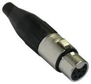 XLR CONNECTOR, JACK, 6POS, CABLE