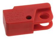 TOGGLE SWITCH LOCKOUT, NYLON, RED