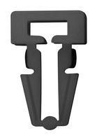 CABLE TIE MOUNT, 7.6MM, PA 6.6, BLACK