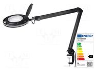 Desk magnifier; with backlight; 5dpt(x2.25); Ø127mm; Ø5"; 9W NEWBRAND