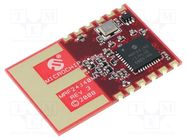 Module: RF; PCB; ZigBee; O-QPSK; 2.4GHz; 4-wire SPI; -94dBm; 5dBm MICROCHIP TECHNOLOGY