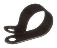 CABLE CLAMP, 4.8MM, PA66, BLACK