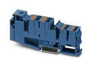 DIN RAIL TB, PUSH IN/SCREW, 11P, 16-0AWG