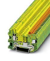 DIN RAIL TB, PUSH IN LOCK/SCREW, 2POS