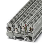 DIN RAIL TB, CLAMP, 4POS, 28-12AWG