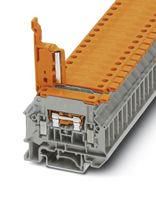 TERM BLOCK, DIN RAIL, 2WAYS, 6MM2, SCREW