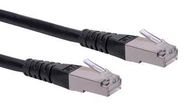 PATCH CORD, RJ45 PLUG-PLUG, 20M, BLK