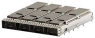 RECEPT CAGE ASSY 1X4 QSFP-DD W HS