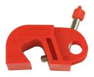 CIRCUIT BREAKER LOCKOUT, NYLON, RED