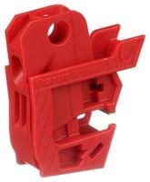 CIRCUIT BREAKER LOCKOUT, NYLON, RED