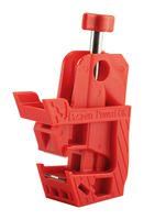 CIRCUIT BREAKER LOCKOUT, NYLON, RED