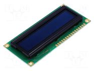 Display: OLED; graphical; 2.4"; 100x16; Dim: 80x36x10mm; yellow DISPLAY ELEKTRONIK