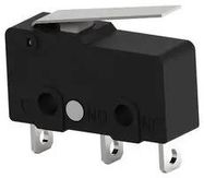 MICROSW, SPDT, HINGE LEVER, 5A, 125VAC