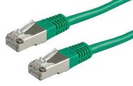 PATCH CORD, RJ45 PLUG-PLUG, GREEN, 1M