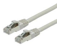 PATCH CORD, RJ45 PLUG-PLUG, GREY, 500MM