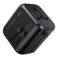 Choetech PD5008 travel charger, 3xUSB-A, 2xUSB-C, GaN, 35W, US/EU/UK/AU (black), Choetech