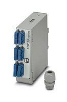 DIN RAIL SPLICE BOX, 6 X SC DUPLEX