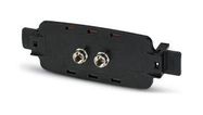 FRONT PLATE, PC, 196 X 34 X 62MM, BLACK