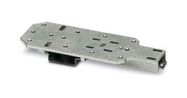 UNIVERSAL DIN RAIL ADAPTER, ZINC, BLUE