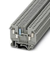 TERM BLOCK, DIN RAIL, 4WAY, 4MM2, SCREW