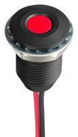 LED PANEL INDICATOR, RED, 10MM, 12VDC