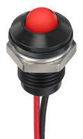 LED PANEL INDICATOR, RED, 6MM, 24VDC