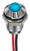 LED PANEL INDICATOR, BLUE, 6MM, 24VDC