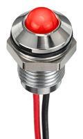 LED PANEL INDICATOR, RED, 6MM, 12VDC