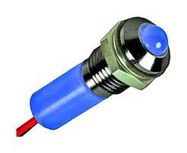 LED PANEL INDICATOR, BLUE, 6MM, 24VDC