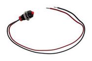 LED PANEL INDICATOR, RED, 6MM, 24VDC