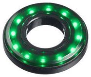 LED PANEL INDICATOR, GREEN, 16MM, 24VDC