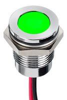 LED PANEL INDICATOR, 14MM, RED/YEL/GRN