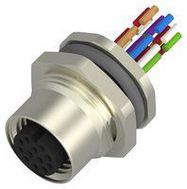 SENSOR CORD, M12 CIR RCPT-FREE END