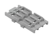 MOUNTING CARRIER, 3POS, DIN35 RAIL, GREY