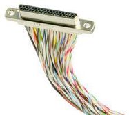 CABLE ASSY, MICRO-D RCPT-FREE END, 18"