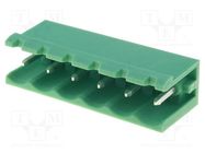 Pluggable terminal block; 5mm; ways: 6; straight; socket; male PHOENIX CONTACT