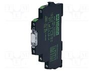 Converter: analog signals; for DIN rail mounting; 0÷10VDC 