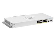 Cisco CBS220-16P-2G | Switch | 16x RJ45 1000Mb/s PoE, 2x SFP, Desktop, Rack, 130W, CISCO