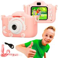 Extralink Kids Camera H27 Single Pink Digital Camera, 1080P 30fps, 2.0" Display, EXTRALINK