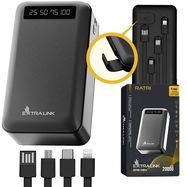 Extralink EPB-084 20000mAh Black | Powerbank | Power bank, USB-C, EXTRALINK